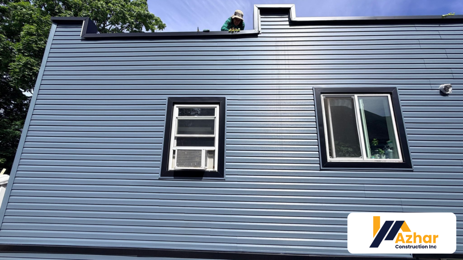 Black Window Trim Finishing